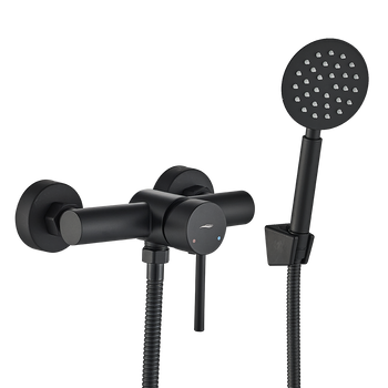 NOIA bateria natryskowa ścienna z zestawem natryskowym