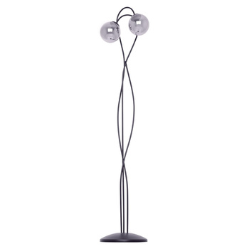 Efektowna lampa podłogowa z dwoma kloszami K-5119 z serii RUBI