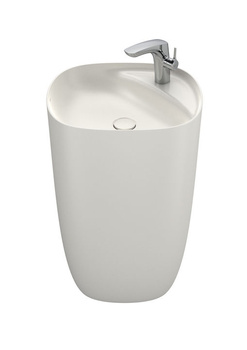 BEYOND Umywalka stojąca 500x450x880MM FINECERAMIC ® BEIGE