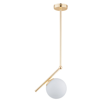 Symetryczna lampa z kloszem LIBERTY 61124 ZŁOTA