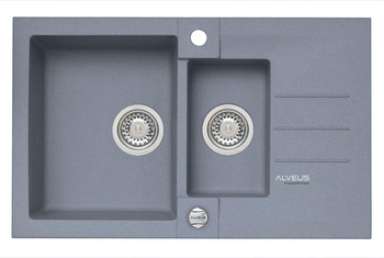 ALVEUS ROCK 70 zlewozmywak granitowy steel 4217004