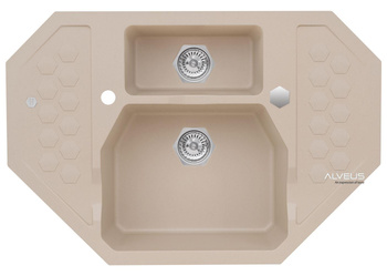 ALVEUS SENSUAL 60 zlewozmywak granitowy pebble  4306002