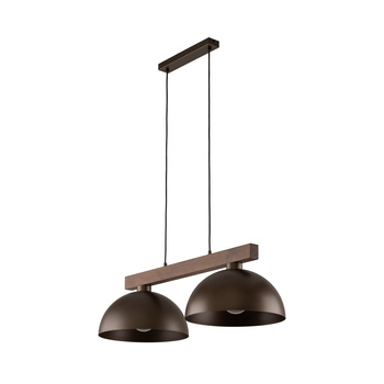 Lampa wisząca do jadalni 2xE27 brązowy OSLO 4507 TK Lighting