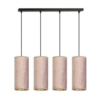 Oryginalna lampa wisząca 4x60W różowy/złoty 65cm 1061/4 4