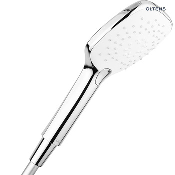 Oltens Driva EasyClick (S) słuchawka prysznicowa chrom/biały 37102110