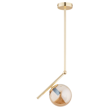 Symetryczna lampa z kloszem LIBERTY 61123 ZŁOTA