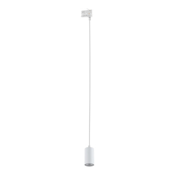Biała lampa wisząca na szynoprzewód do stołu w jadalni GU10 TRACER 4845