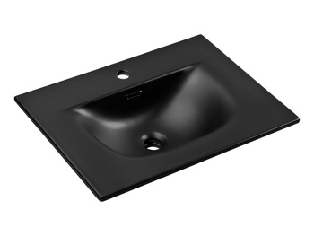 Umywalka meblowa jednokomorowa 60cm SKY 1 BLACK MATT 60 DP ( E-8099-60 )