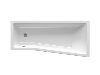 Wanna Ravak C961000000 – Akrylowa wanna asymetryczna Ravak BE HAPPY II 160x75 L snowwhite
