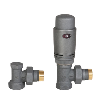 KOMPLET TERMOST.KĄTOWY INVENA-ZAW.TERMOST, ZAW.POWR.GŁOWICA GRAFIT STR