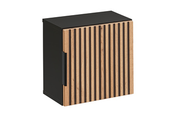 Szafka Górna Qubik 35x35cm 1 Drzwi XILO BLACK WOTAN 83-01-D-1D