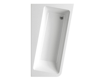 Wanna Ravak C821000000 – Akrylowa wanna narożna asymetryczna Ravak 10° 170x100 P snowwhite
