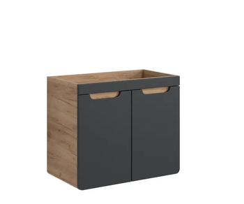 Szafka łazienkowa Comad 70cm 2 Drzwi Dąb Craft, Szary Kosmos – ARUBA COSMOS 8204