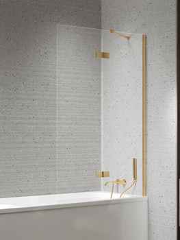 Parawan nawannowy 120x150 – Złoty, szkło 6 mm (P-0250) | New Trendy