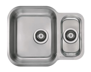 ALVEUS DUO 70 zlewozmywak stalowy satynowy podwieszany 1039363