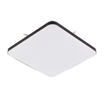 Plafon kwadratowy Babilon 38 cm czarny LED 4000K