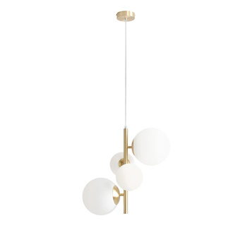 LAMPA WISZĄCA BLOOM 4 BRASS