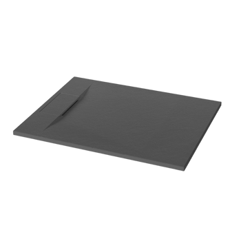 BRODZIK PRYSZNICOWY PROSTOKĄTNY ALVERO INVENA TREND, 80X100 CM CZARNY