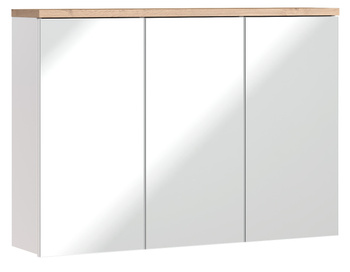 Szafka z Lustrem 100cm 3 Drzwi BALI WHITE 845 FSC