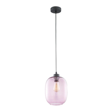 Lampa wisząca szklana 170cm E27 różowy ELIO 3181 TK Lighting