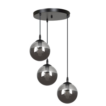 Lampa wisząca 3-punktowa 40W czarny/grafitowy 712/3PREM COSMO 3 PREMIUM