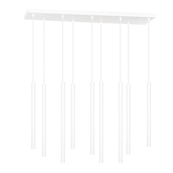 Biała lampa z tubami w dwóch rzędach 9x30W 553/9 SELTER 9