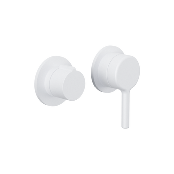 PI Bateria wannowo-prysznicowa podtynkowa, biały mat