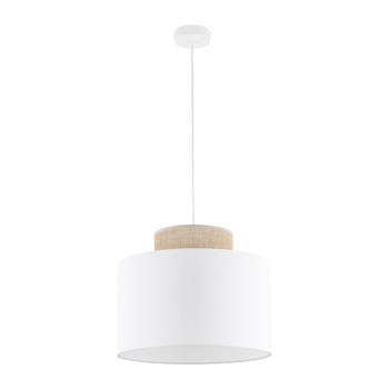 Lampa wisząca 1xE27 Juta Duo White 1856 TK Lighting