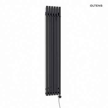 Grzejnik elektryczny Oltens Stang (e) 180x31,5 cm czarny mat 55118300