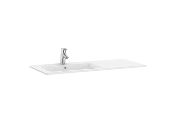 GAP umywalka meblowa asymetryczna slim UNIK 100x46 cm LEWA