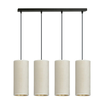 Lampa tuby na listwie 65cm 4x60W biały/złoty 1059/4 4