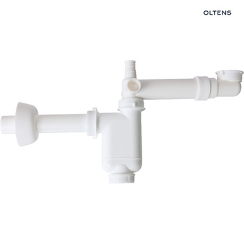 Oltens Jens syfon umywalkowy teleskopowy oszczędzający miejsce biały 02102000
