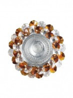 Oczko Eclipse bursztynowe 1xGU10