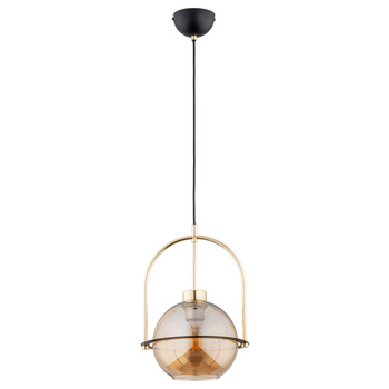 Lampa wisząca LERIA 61285 ze złotym kloszem