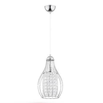 Lampa wisząca Glamour PIRO II 60644 SREBRNA