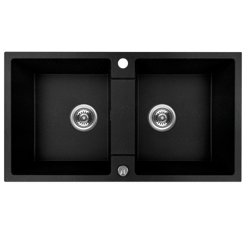 RAB zlewozmywak granitowy 2-komorowy