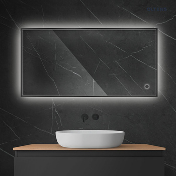 Oltens Nordlis lustro 60x120 cm prostokątne z oświetleniem LED i systemem Klarglas 64112300