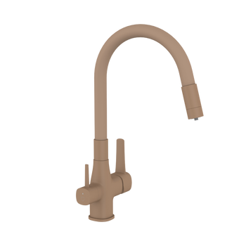 BATERIA ZLEWOZMYWAKOWA Z FILTREM GLAMOUR INVENA TREND, BEŻOWA