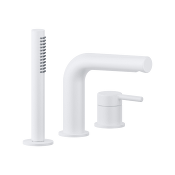 PI bateria wannowa 3 otworowa biały mat