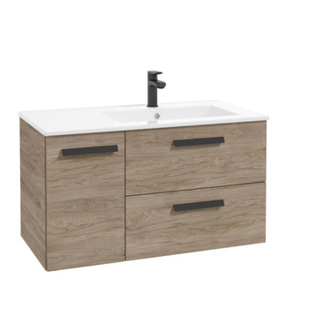 Szafka pod umywalkę – Faro D90 – szafka wisząca Defra w kolorze Orzech rockford 001-D-09006