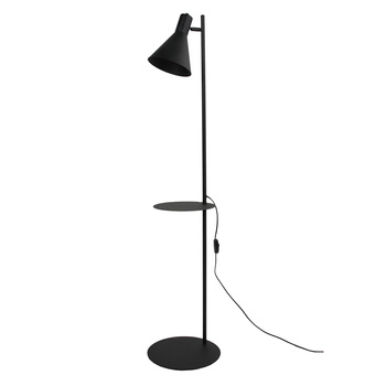 Czarna lampa stojąca z regulacją kierunku światła 15W JUMP 5864