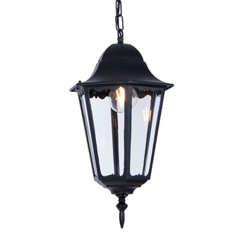 Wisząca lampa zewnętrzna K-5006H czarna z serii LOZANA