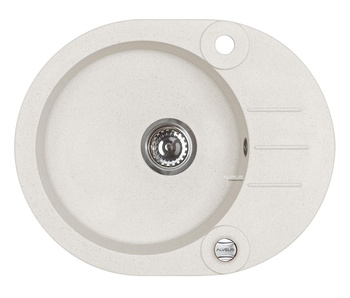 ALVEUS ROLL 40 zlewozmywak granitowy biały  1214011