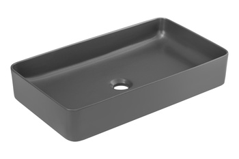 Umywalka nablatowa um-6275 slim 60 grey dp