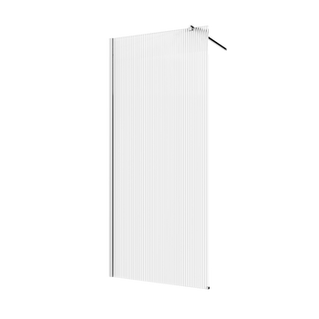 KABINA WALK-IN II 100X200CM RYFLOWANA 8MM SHINY-GLASS CHROM