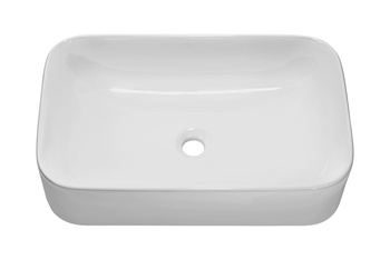 Umywalka nablatowa ceramiczna Biały Połysk 61cm UN-KATI60-SW 7857B(60) Comad