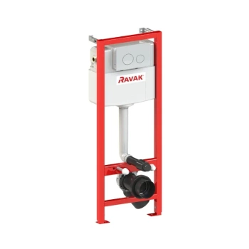 Ravak GPX2240103 – Stelaż podtynkowy Ravak WC Smart Eco + przycisk spłukujący M11 okrągły biały