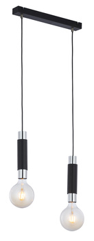 LILE zwis 2-płomienny chromowany 1844