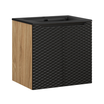 Zestaw meblowy 60cm z umywalką meblową SKY Ocean Black – SET-OCBL 60CM D SKY BL