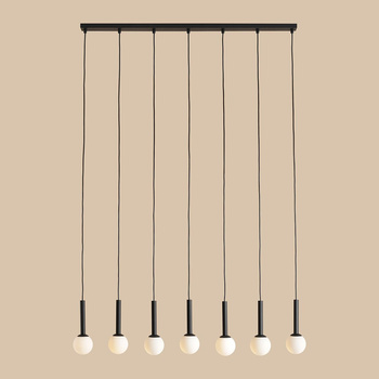 LAMPA WISZĄCA RIU 7 ALL BLACK